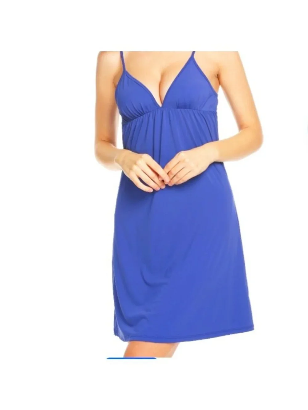 NWT Y2K Coquette Silky Lace Ekouaer Lingerie Large Blue Romantic Fairycore Girly
